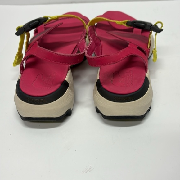 Sorel Kinetic Impact Sling Sport Sandals in size 7 pink yellow - Picture 6 of 6